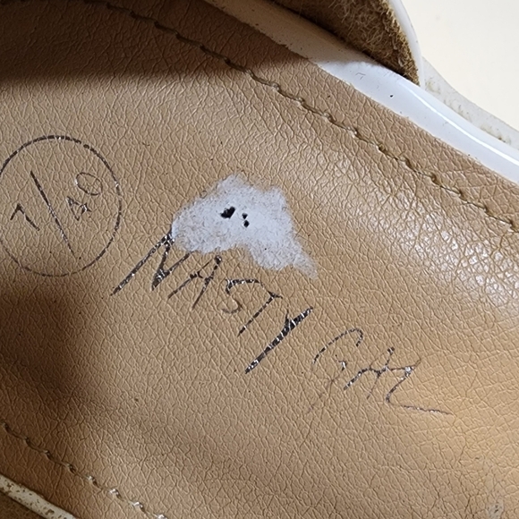 Nasty Gal White Platform Wrap Ankle Sandals size 9 - Picture 8 of 14